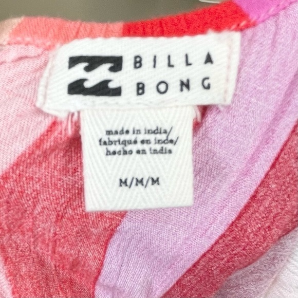 Billabong Wanna Be Around Striped Woven V-Neck Slip Maxi Dress Size M  NWT - Picture 6 of 12